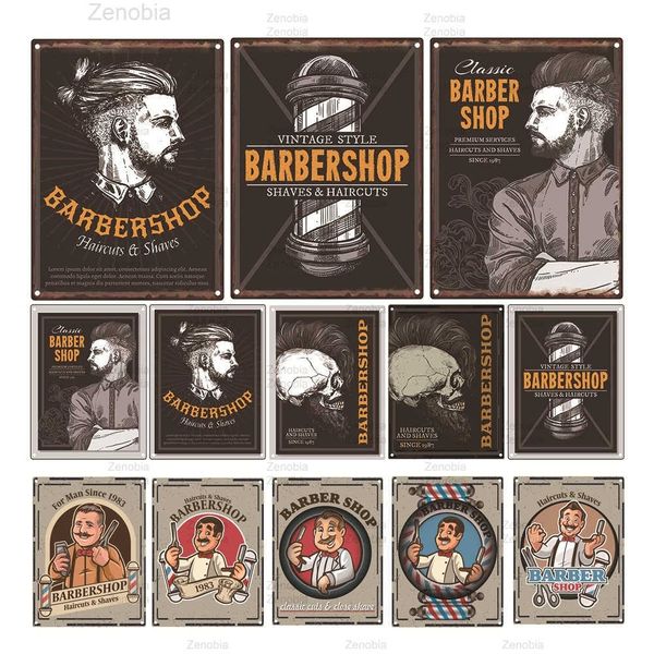 vintage barber shop metal sign decoration haircut and shave beard retro poster bar pub tin plaque iron plate painting home decor
vintage barber shop metal sign decoration haircut and shave beard retro poster bar pub tin plaque iron plate painting home decor