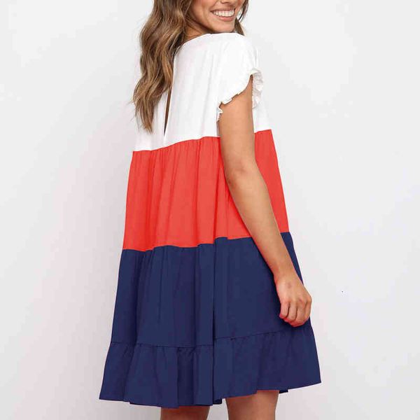 casual dresses summer women loose o neck short sleeve dress casual holiday color patchwork ruffle beach maternity dresses for women 2022 rxq, Black;gray
casual dresses summer women loose o neck short sleeve dress casual holiday color patchwork ruffle beach maternity dresses for women 2022 rxq, Black;gray