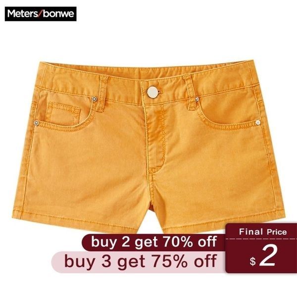 metersbonwe europe multicolor denim shorts for women brand trendy slim casual womens low waist shorts y200403, White;black
metersbonwe europe multicolor denim shorts for women brand trendy slim casual womens low waist shorts y200403, White;black