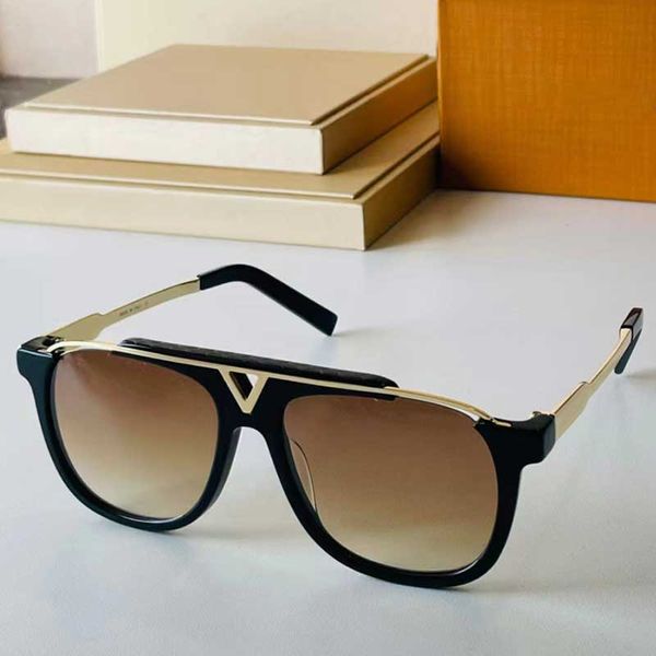 fashion brand designer men sunglasses summer style cutout frame gold with logo temple business travel glasses z0936, White;black
fashion brand designer men sunglasses summer style cutout frame gold with logo temple business travel glasses z0936, White;black