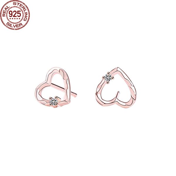 s925 sterling silver earrings charms simple and versatile hollow heart-shaped micro inlaid zircon for women's new products girl bridal, Golden
s925 sterling silver earrings charms simple and versatile hollow heart-shaped micro inlaid zircon for women's new products girl bridal, Golden