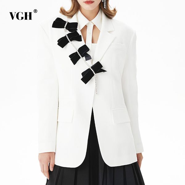 casual korean streetwear white blazer for women notched long sleeve patchwork bowknot diamond elegant blazers female fashion 210507, White;black
casual korean streetwear white blazer for women notched long sleeve patchwork bowknot diamond elegant blazers female fashion 210507, White;black