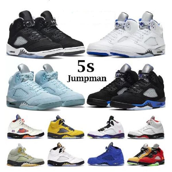 2022 5 5s basketball shoes bluebird racer blue raging red shattered backboard what the unc alternate grape black metallic men sneakers mens
2022 5 5s basketball shoes bluebird racer blue raging red shattered backboard what the unc alternate grape black metallic men sneakers mens