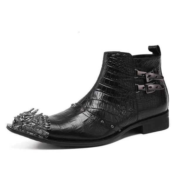 boots brock chelsea boots british cowhide high business shoes men's side zipper motorcycle leather carved short, Black
boots brock chelsea boots british cowhide high business shoes men's side zipper motorcycle leather carved short, Black