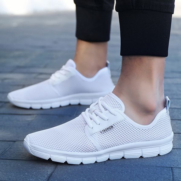 sport shoes men brand ultra light breathable mesh lace up sneakers male outdoor non slip running walking jogging trainers 220719, Black
sport shoes men brand ultra light breathable mesh lace up sneakers male outdoor non slip running walking jogging trainers 220719, Black