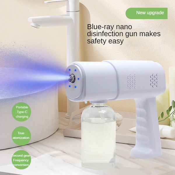 #household cleaning tools# new handheld electric nano spray gun blue ray disinfectant sterilizer big power household cleaning tools
#household cleaning tools# new handheld electric nano spray gun blue ray disinfectant sterilizer big power household cleaning tools