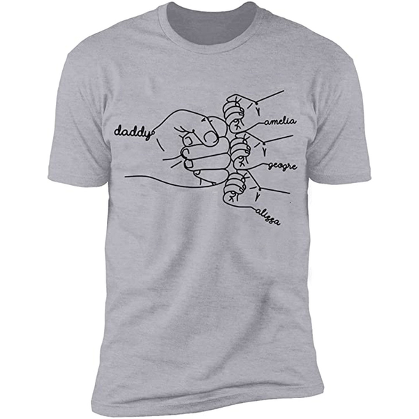 hand drawn daddy child fist bump fathers day shirt custom dad shirt personalized tshirt grandpa graphic funny cute t-shirt, White;black
hand drawn daddy child fist bump fathers day shirt custom dad shirt personalized tshirt grandpa graphic funny cute t-shirt, White;black