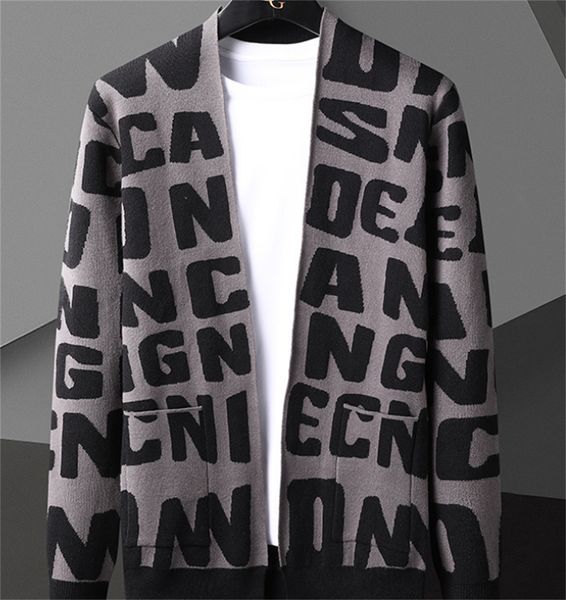 fashion jacket mens sweaters men's clothing letters autumn winter knitted sweater casual sweaters wool knitting cardigan men hoodies co, White;black
fashion jacket mens sweaters men's clothing letters autumn winter knitted sweater casual sweaters wool knitting cardigan men hoodies co, White;black