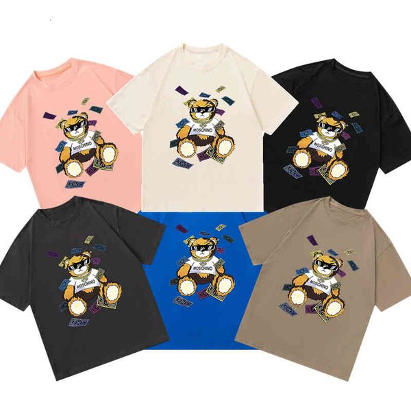 men's t-shirts summer 2022 banknote pattern korean loose glasses bear print men's and women's short sleeved t-shirt ks3r, White;black
men's t-shirts summer 2022 banknote pattern korean loose glasses bear print men's and women's short sleeved t-shirt ks3r, White;black