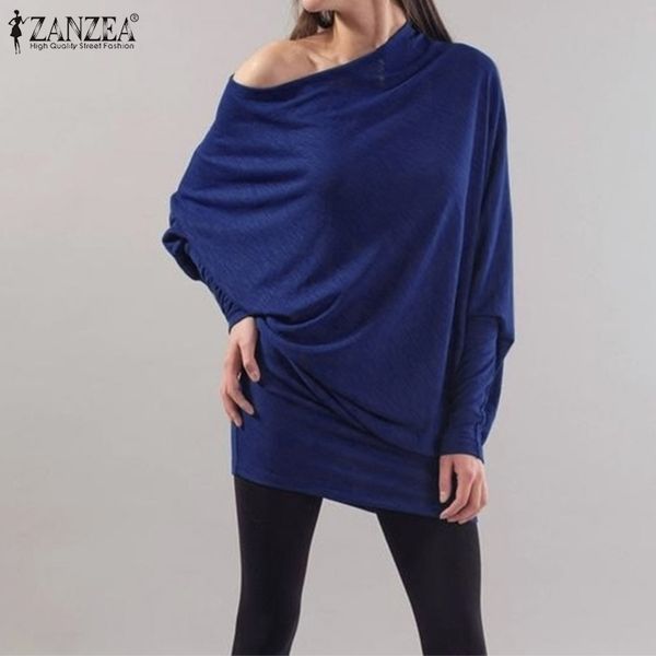 zanzea womens blouse ladies off shoulder shirt fashion ladies casual solid sleeve tunic blusas plus size y200402, White
zanzea womens blouse ladies off shoulder shirt fashion ladies casual solid sleeve tunic blusas plus size y200402, White