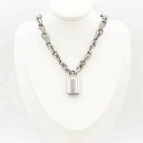 luxury 2021 designer necklace jewelry gold necklaces for women trendy titanium steel love lock head mens fashion thick chain no al275o, Silver
luxury 2021 designer necklace jewelry gold necklaces for women trendy titanium steel love lock head mens fashion thick chain no al275o, Silver