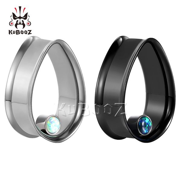 kubooz stainless steel waterdrop flared inlaid opal ear plugs piercing tunnels body jewelry earring gauges stretchers expanders wholesale 8m, Silver
kubooz stainless steel waterdrop flared inlaid opal ear plugs piercing tunnels body jewelry earring gauges stretchers expanders wholesale 8m, Silver