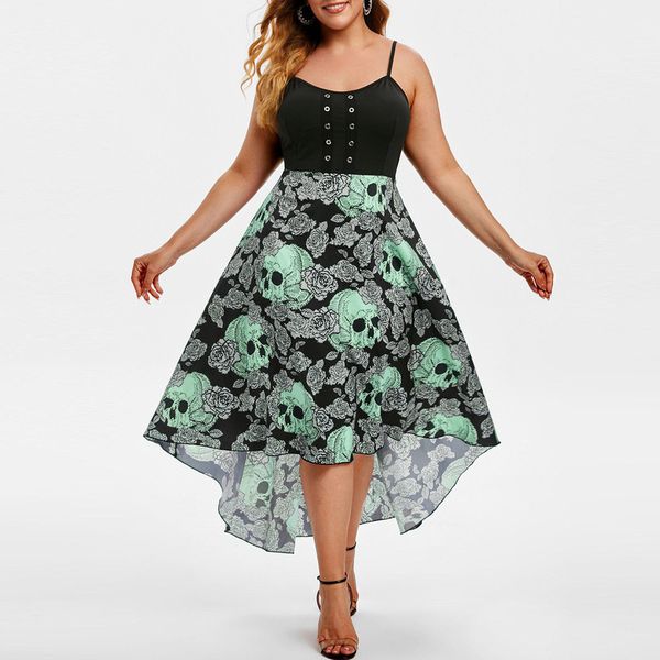 plus size dress for women sleeveless sling printed es summer o neck fashion casual loose female ropa de mujer 220527, Black
plus size dress for women sleeveless sling printed es summer o neck fashion casual loose female ropa de mujer 220527, Black