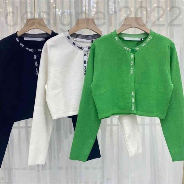 women's sweaters designer aw loose temperament luxurious knitted cardigan summer fashion letter collar coat round neck thin long sleeve, White;black
women's sweaters designer aw loose temperament luxurious knitted cardigan summer fashion letter collar coat round neck thin long sleeve, White;black