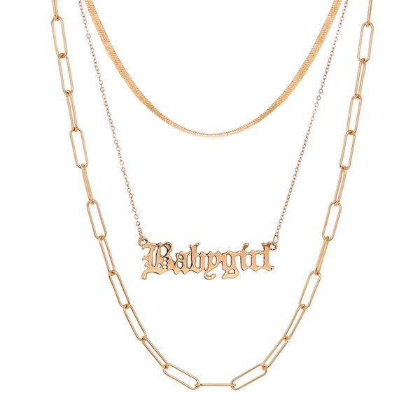 fashion designers accessories european and american cross border ornament simple street metal gothic letter necklace diy detachable creative, Silver
fashion designers accessories european and american cross border ornament simple street metal gothic letter necklace diy detachable creative, Silver