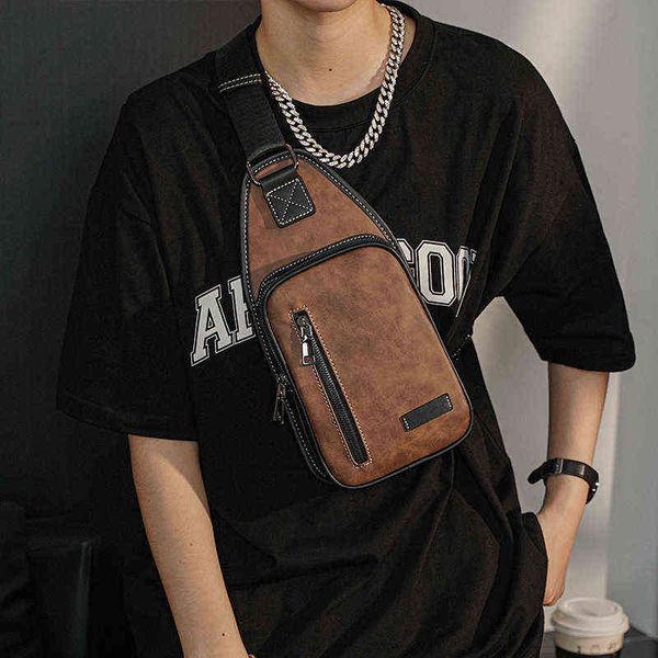 fashion men's chest bags leather man bags shoulder crossbody multi pocket vintage solid crossbody bag for male sling backpack 220705
fashion men's chest bags leather man bags shoulder crossbody multi pocket vintage solid crossbody bag for male sling backpack 220705