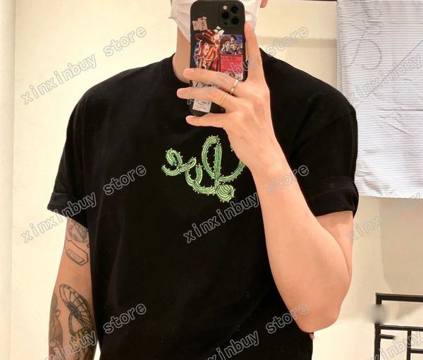22ss men women designers t shirts tee cactus embroidery destroyed tie dye cotton short sleeve crew neck streetwear xinxinbuy black s-2xl, White;black
22ss men women designers t shirts tee cactus embroidery destroyed tie dye cotton short sleeve crew neck streetwear xinxinbuy black s-2xl, White;black