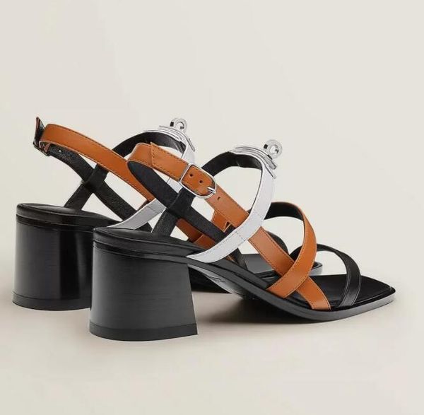 famous brands eve sandals shoes for women calfskin leather palladium plated kelly buckle gladiator party wedding dress high heels, Black
famous brands eve sandals shoes for women calfskin leather palladium plated kelly buckle gladiator party wedding dress high heels, Black