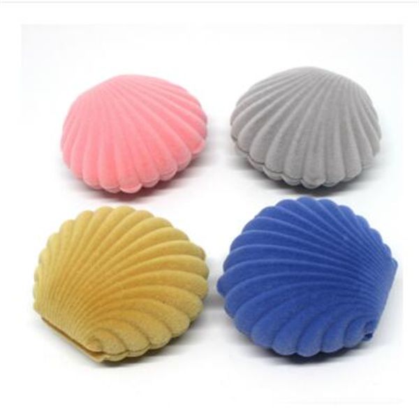 lovely shell shape velvet jewelry box wedding engagement ring box for earrings necklace bracelet display gift holder gc1267, Black;white
lovely shell shape velvet jewelry box wedding engagement ring box for earrings necklace bracelet display gift holder gc1267, Black;white