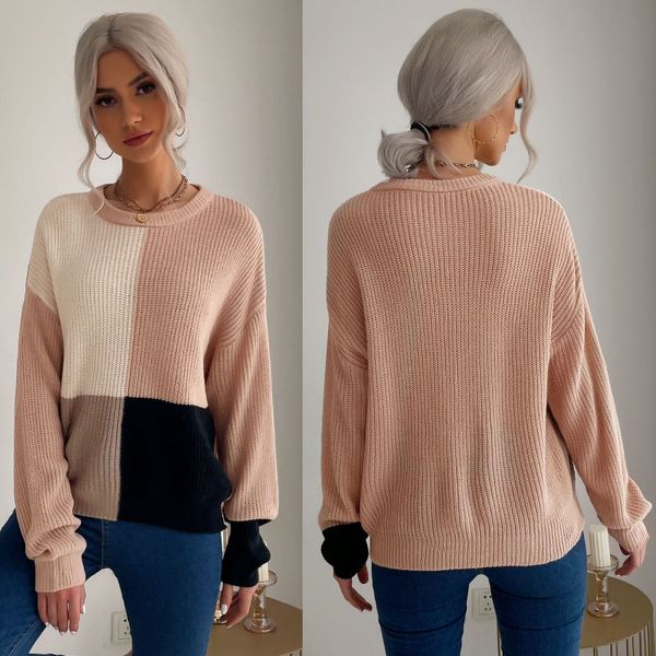 woman sweaters knitted pullover women winter autumn warm sweater o-neck long sleeve, White;black
woman sweaters knitted pullover women winter autumn warm sweater o-neck long sleeve, White;black