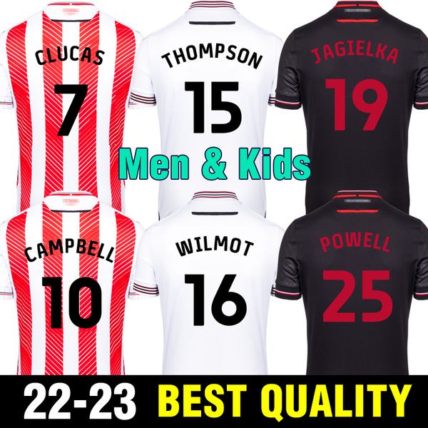 22 23 stoke city mikel campbell soccer jerseys smith fletcher powell brown clucas home away third kits 2022 2023 baker men kids kit football, Black;yellow
22 23 stoke city mikel campbell soccer jerseys smith fletcher powell brown clucas home away third kits 2022 2023 baker men kids kit football, Black;yellow