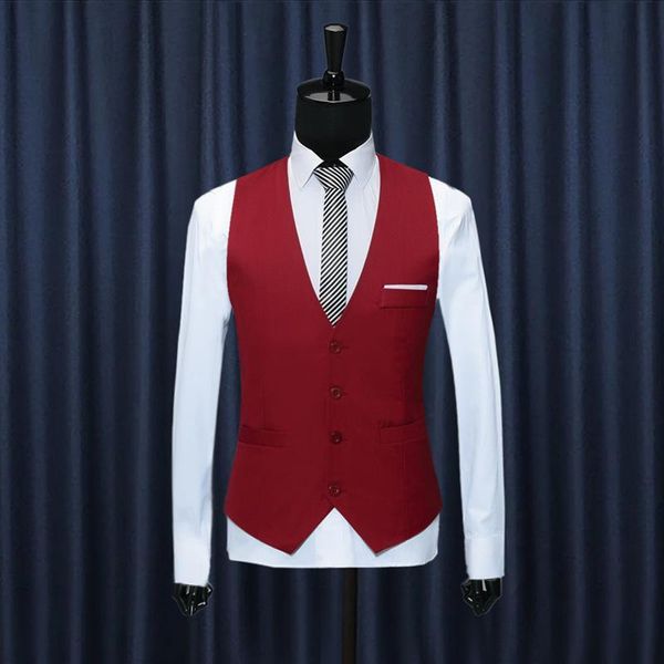 men's vests men's vest product slim korean version of work clothes suit man professional wear, Black;white
men's vests men's vest product slim korean version of work clothes suit man professional wear, Black;white