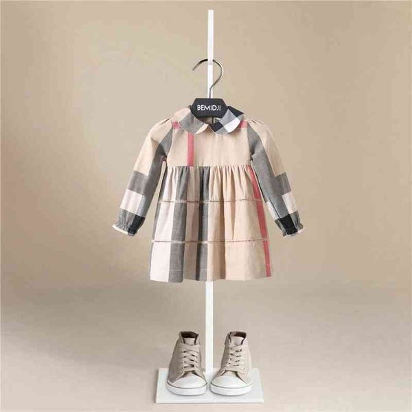 luxury girls long sleeve plaid dress girls autumn new style turndown striped sleeve cotton dress kids dresses for girls g220506, Red;yellow
luxury girls long sleeve plaid dress girls autumn new style turndown striped sleeve cotton dress kids dresses for girls g220506, Red;yellow
