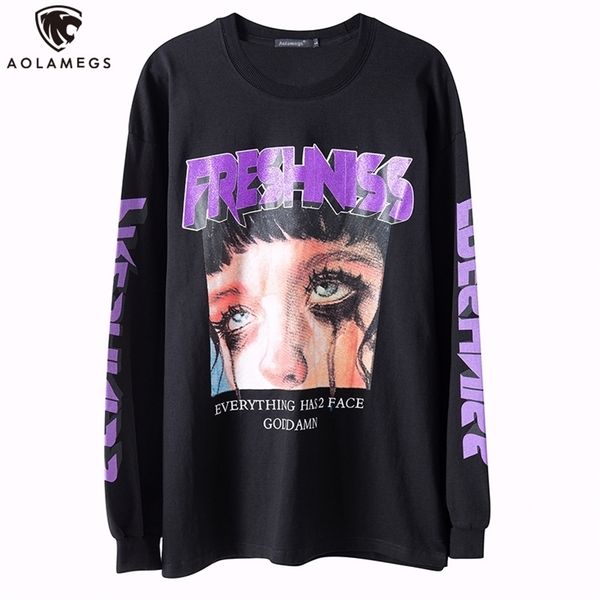 aolamegs gothic girl eye illustration letter print o neck casual sweatshirt streetwear men oversize punk high street pullover lj201027, Black
aolamegs gothic girl eye illustration letter print o neck casual sweatshirt streetwear men oversize punk high street pullover lj201027, Black