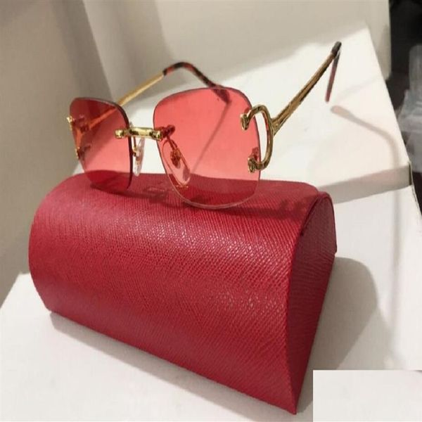 red fashion sport sunglasses for men 2021 buffalo horn glass women rimless sun glasses silver gold metal frame a342324, White;black
red fashion sport sunglasses for men 2021 buffalo horn glass women rimless sun glasses silver gold metal frame a342324, White;black