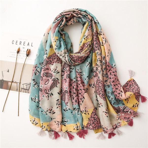 luxury brand cotton scarf women large shawls pashmina hijab foulard echarpe design print female beach stole head scarves 220628, Blue;gray
luxury brand cotton scarf women large shawls pashmina hijab foulard echarpe design print female beach stole head scarves 220628, Blue;gray