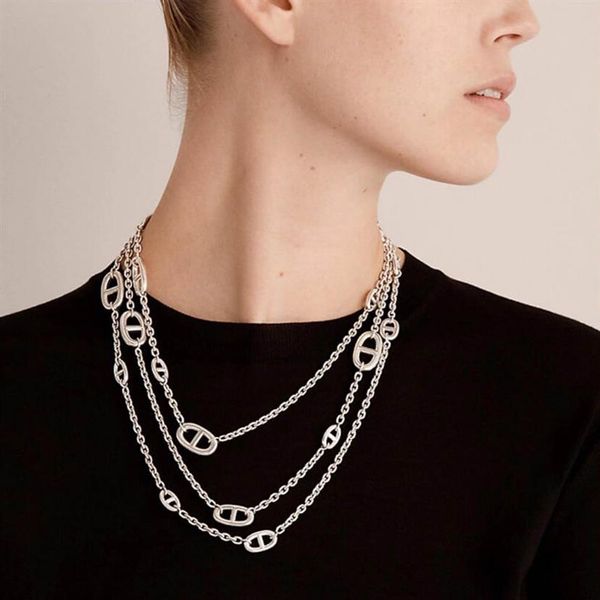 money pig nose sweater chain neutral necklace personality fashion copper material surface plating of pure silver spring and au180c
money pig nose sweater chain neutral necklace personality fashion copper material surface plating of pure silver spring and au180c
