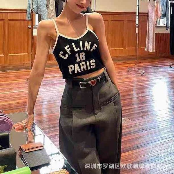 women's tanks & camis european fashion brand high version lisa same v-neck letter pasted cloth embroidered suspender vest female, White
women's tanks & camis european fashion brand high version lisa same v-neck letter pasted cloth embroidered suspender vest female, White