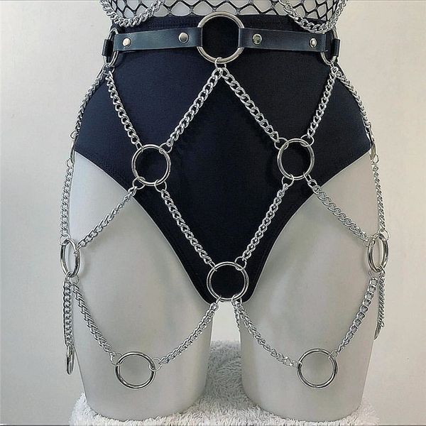 punk leather waist belt metal chain skirt women hollow niglub hip hop black pu mini skirts y200326
punk leather waist belt metal chain skirt women hollow niglub hip hop black pu mini skirts y200326