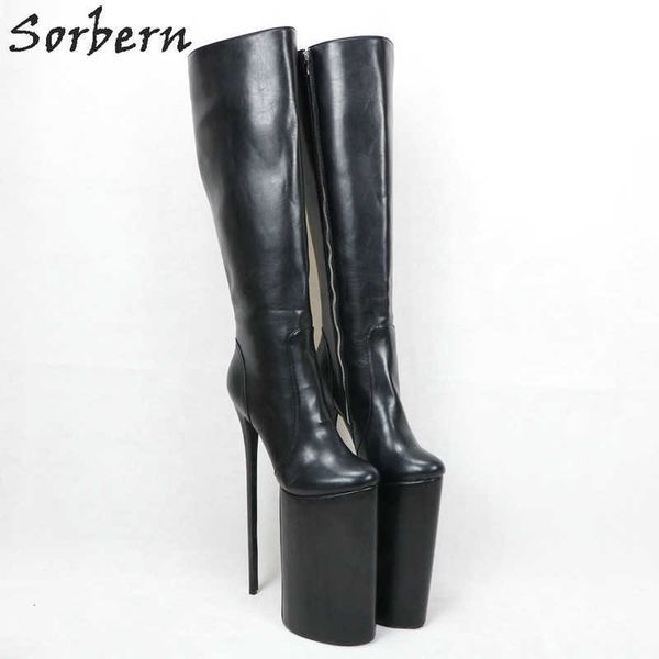 sorbern 12 inch knee high boots women stilettos thick platform shoes fall boots womens crossdresser heels custom shaft length, Black
sorbern 12 inch knee high boots women stilettos thick platform shoes fall boots womens crossdresser heels custom shaft length, Black