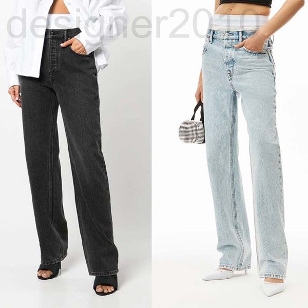 women's jeans designer jin zhixiu's same style aw king 22 spring and summer straight pants women's splicing waist high elasti, Blue
women's jeans designer jin zhixiu's same style aw king 22 spring and summer straight pants women's splicing waist high elasti, Blue