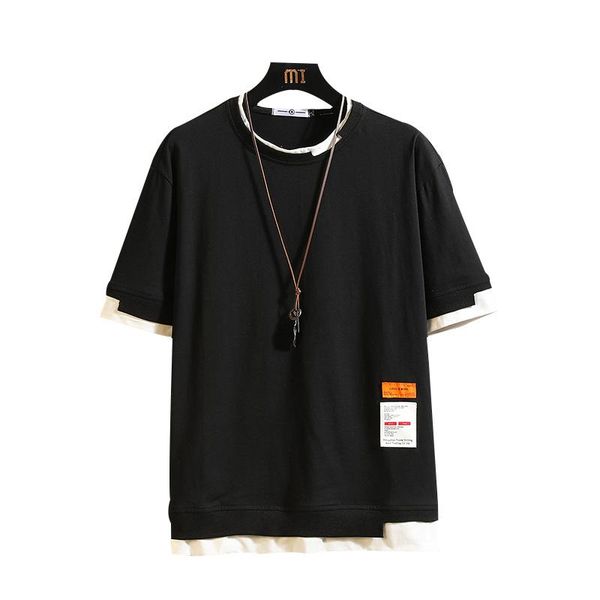 men's t-shirts 2022 summer short sleeves harajuku korea casual white t-shirt streetwear one piece hip hop rock punk men tees tshirt clo, White;black
men's t-shirts 2022 summer short sleeves harajuku korea casual white t-shirt streetwear one piece hip hop rock punk men tees tshirt clo, White;black