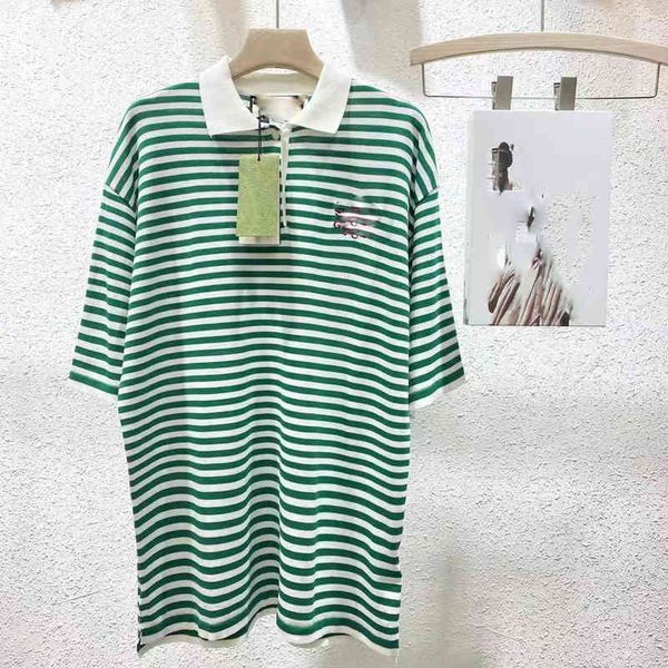 women's knits & tees 2022 spring and summer green white pinstripe lapel casual loose thin pullover short sleeve single breasted half ca
women's knits & tees 2022 spring and summer green white pinstripe lapel casual loose thin pullover short sleeve single breasted half ca