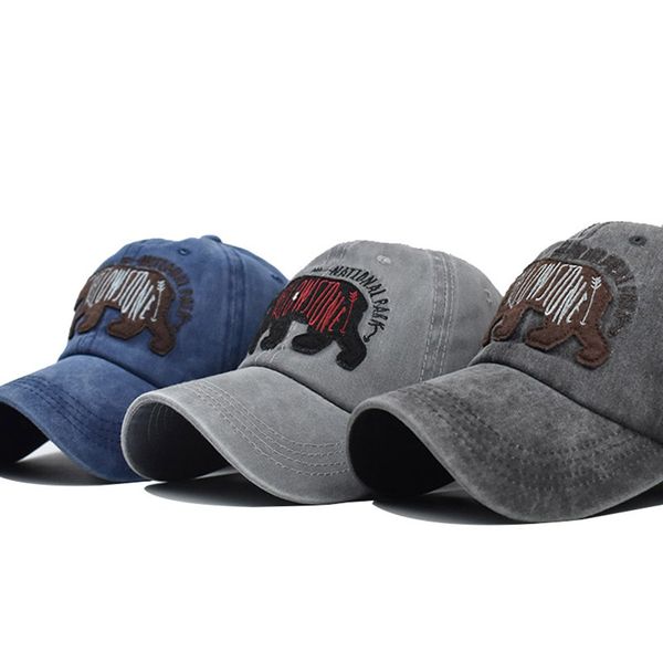 animal bear embroidered baseball cap outdoor cap distressed cotton washed male casual caps, Blue;gray
animal bear embroidered baseball cap outdoor cap distressed cotton washed male casual caps, Blue;gray