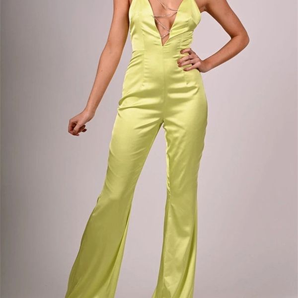 articat chain laceup satin boydcon jumpsuit women backless high street wide leg jumpsuits femme slim overalls 220622, White
articat chain laceup satin boydcon jumpsuit women backless high street wide leg jumpsuits femme slim overalls 220622, White