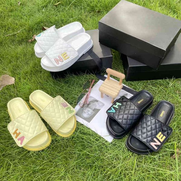 slippers french leather paint baking alphabet slippers for women in summer wear small fragrance style thick soled raised flat bottom, Black
slippers french leather paint baking alphabet slippers for women in summer wear small fragrance style thick soled raised flat bottom, Black