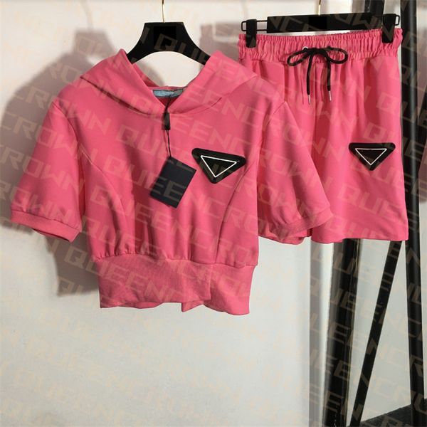summer two piece set breathable hooded tracksuits triangle badge short tees loose thin shorts street sportswear, Gray
summer two piece set breathable hooded tracksuits triangle badge short tees loose thin shorts street sportswear, Gray