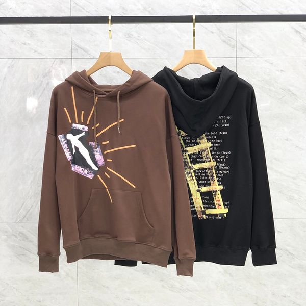 21fw autumn winter men women ladder logo print terry hooded hoodie sweatshirt, Black;brown
21fw autumn winter men women ladder logo print terry hooded hoodie sweatshirt, Black;brown