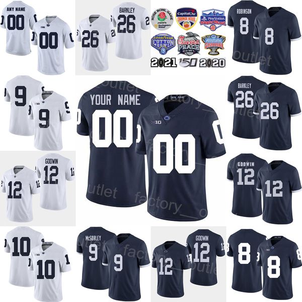 ncaa football penn state nittany lions college 9 trace mcsorley jersey 26 saquon barkley 8 allen robinson 12 chris godwin 10 bobby engram 5, Black
ncaa football penn state nittany lions college 9 trace mcsorley jersey 26 saquon barkley 8 allen robinson 12 chris godwin 10 bobby engram 5, Black