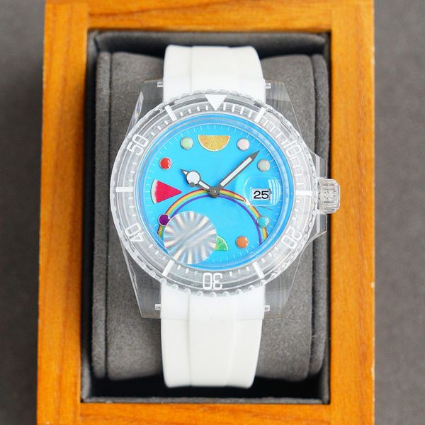 mens watch automatic mechanical watches for men business wristwatch 40mm stainless steel life waterproof wristwatches montre de luxe rubber, Slivery;brown
mens watch automatic mechanical watches for men business wristwatch 40mm stainless steel life waterproof wristwatches montre de luxe rubber, Slivery;brown