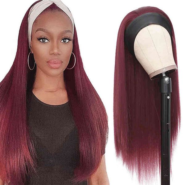 wholale raw indian virgin remy human cuticle aligned colored 99j hair none lace wigs for black women gluels headband wig, Golden;white
wholale raw indian virgin remy human cuticle aligned colored 99j hair none lace wigs for black women gluels headband wig, Golden;white