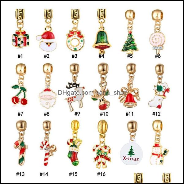 charms jewelry findings components christmas enamel large hole beads charm tree santa claus garland bell pendant for bracelet fashion maki, Bronze;silver
charms jewelry findings components christmas enamel large hole beads charm tree santa claus garland bell pendant for bracelet fashion maki, Bronze;silver