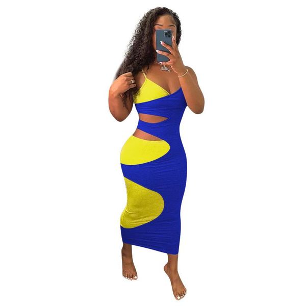 casual dresses patchwork sleeveless long dress summer hollow out spaghetti strap bodycon women party night clubwear sundress, Black;gray
casual dresses patchwork sleeveless long dress summer hollow out spaghetti strap bodycon women party night clubwear sundress, Black;gray