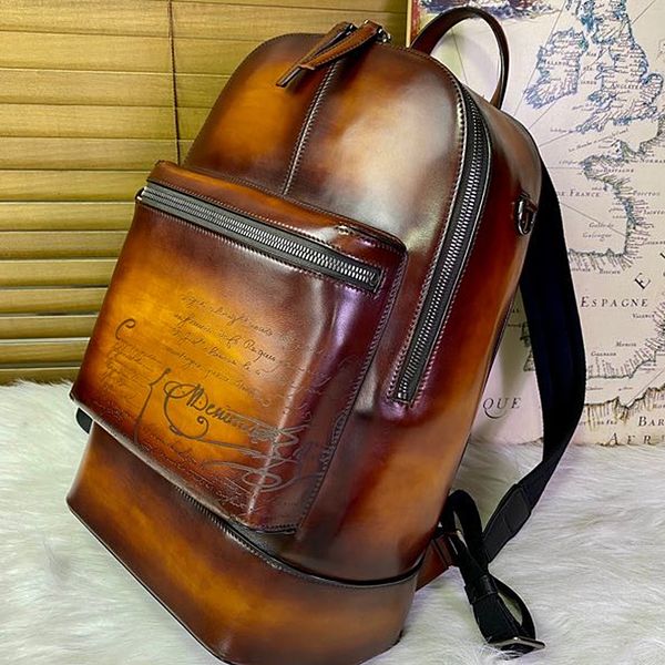 men's backpack leather high-end manual color change business leisure fashion backpack
men's backpack leather high-end manual color change business leisure fashion backpack