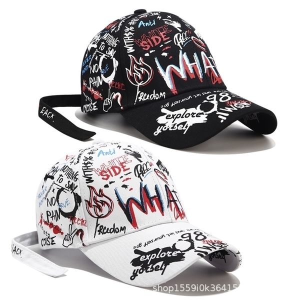 black and white letters graffiti baseball hat men and women hip hop trendy fashion cap summer peaked cap sun protection 220811, Blue;gray
black and white letters graffiti baseball hat men and women hip hop trendy fashion cap summer peaked cap sun protection 220811, Blue;gray
