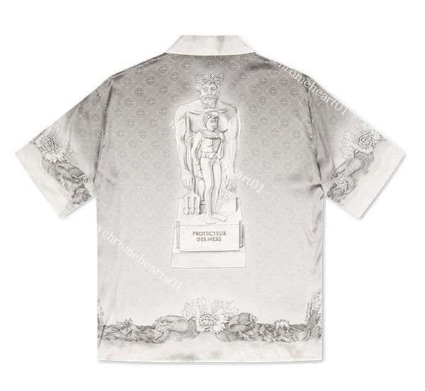 casablanc 22ss men designer shirts guardian plaster image black and white gradient men and women couple hawaiian short sleeve shirt, White;black
casablanc 22ss men designer shirts guardian plaster image black and white gradient men and women couple hawaiian short sleeve shirt, White;black